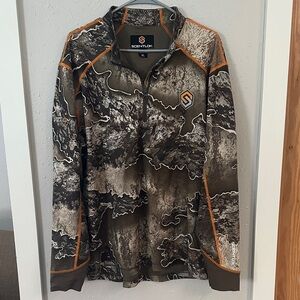 Men's Scentlok Camouflage 1/4 zip